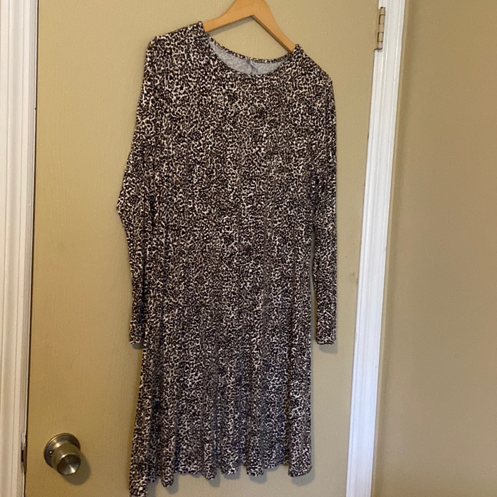 Old Navy L Dress Jersey Knit Long Sleeve